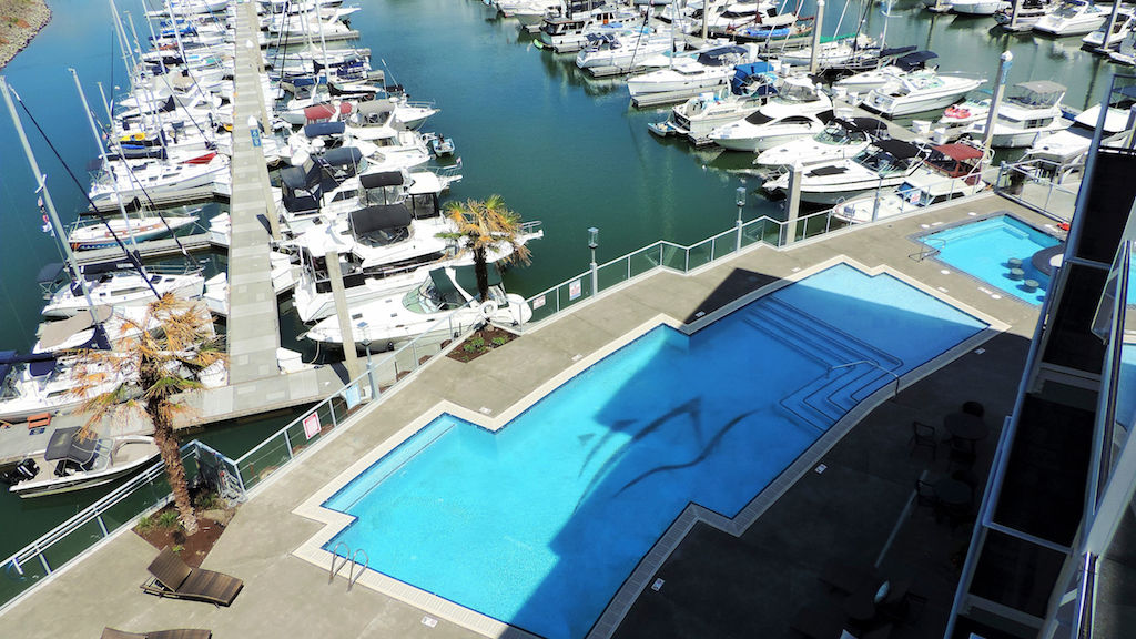 Pool at Yacht Harbor Club Apartments